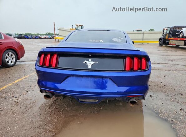 1FA6P8AMXG5261970 2016 FORD MUSTANG Blue Widok z tyłu