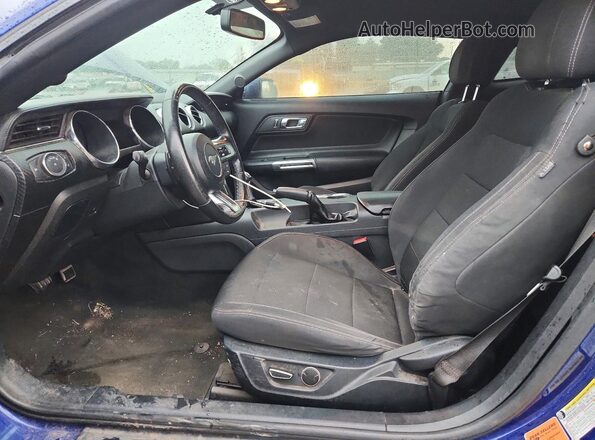 1FA6P8AMXG5261970 2016 FORD MUSTANG Blue Widok wnętrza z przodu
