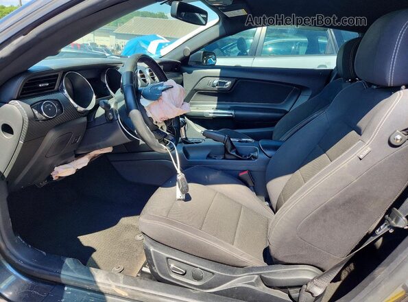 1FA6P8AMXG5263816 2016 FORD MUSTANG Black წინა სალონის ხედი