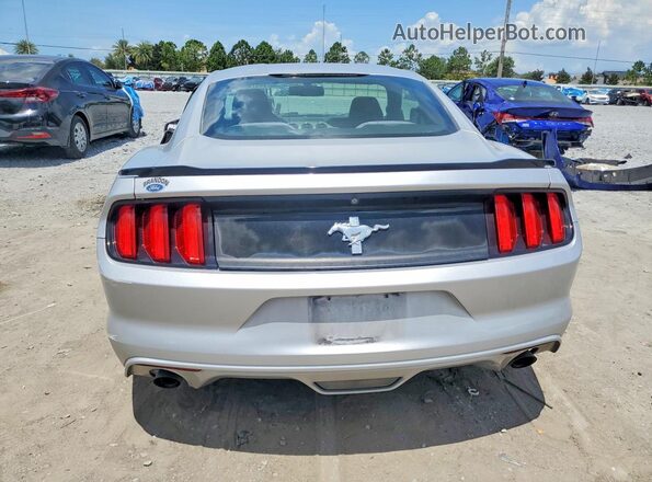 1FA6P8AMXG5265324 2016 FORD MUSTANG Silver Вид ззаду