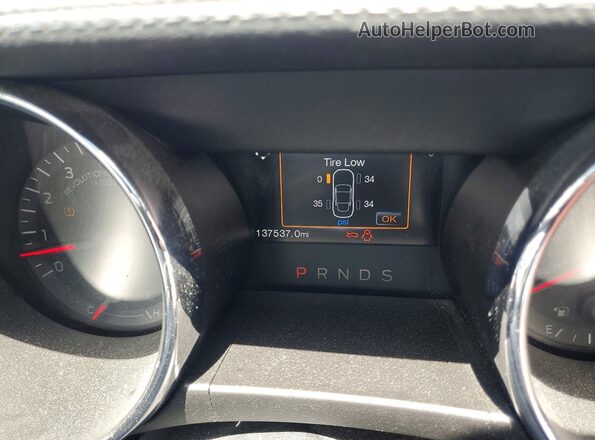 1FA6P8AMXG5265324 2016 FORD MUSTANG Silver Вид щитка приладів