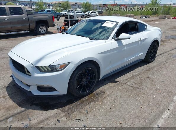 1FA6P8AMXH5272582 2017 FORD MUSTANG White Передня ліва чверть