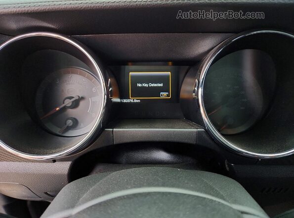 1FA6P8AMXH5314832 2017 FORD MUSTANG Black Widok zestawu wskaźników
