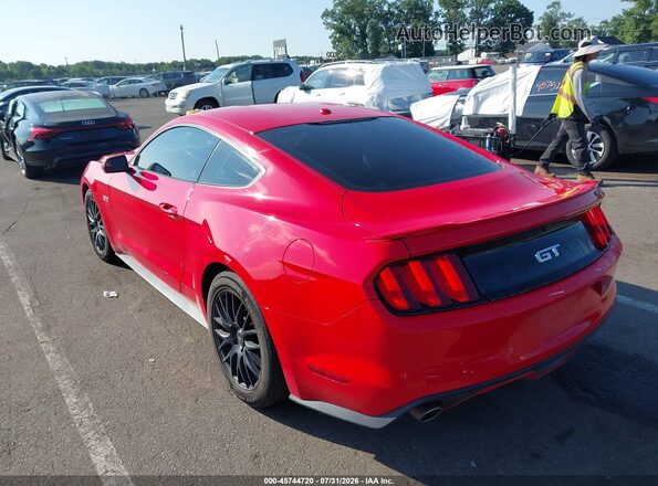 1FA6P8CF0H5255322 2017 FORD MUSTANG Красный Задняя левая четверть