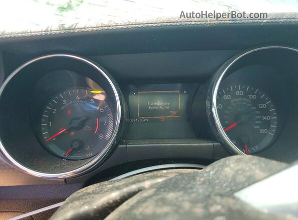 1FA6P8CF0H5263842 2017 FORD MUSTANG Blue Սարքավորումների վահանակի տեսք