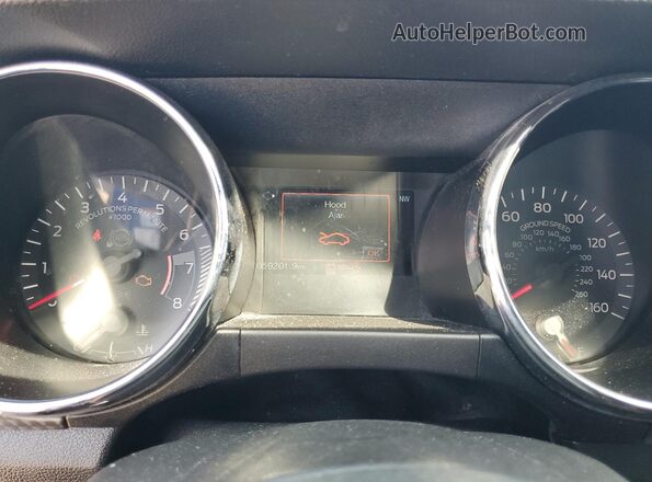 1FA6P8CF0H5270662 2017 FORD MUSTANG Blue Widok zestawu wskaźników