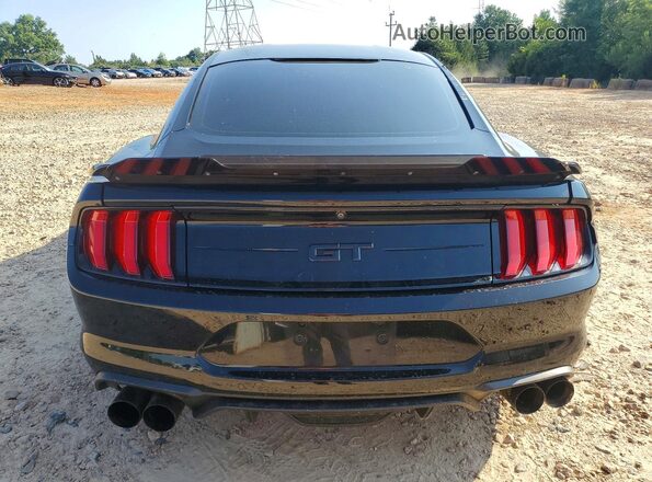 1FA6P8CF0J5106530 2018 FORD MUSTANG Black Vista trasera
