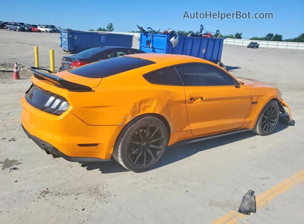 1FA6P8CF0J5110383 2018 FORD MUSTANG Orange Задня права чверть
