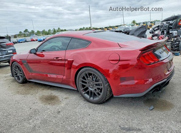 1FA6P8CF0K5202904 2019 FORD MUSTANG Red Trasero izquierdo
