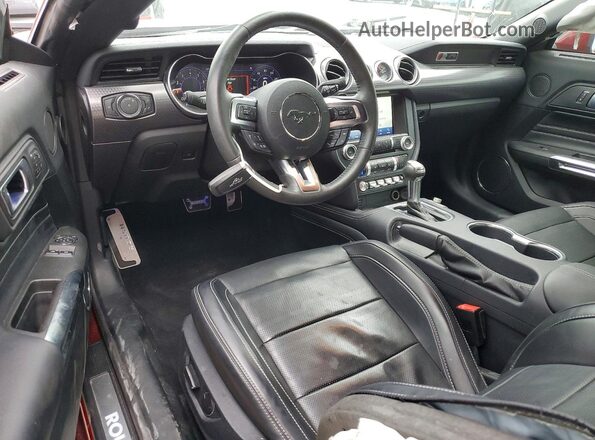 1FA6P8CF0K5202904 2019 FORD MUSTANG Red Vista del salpicadero