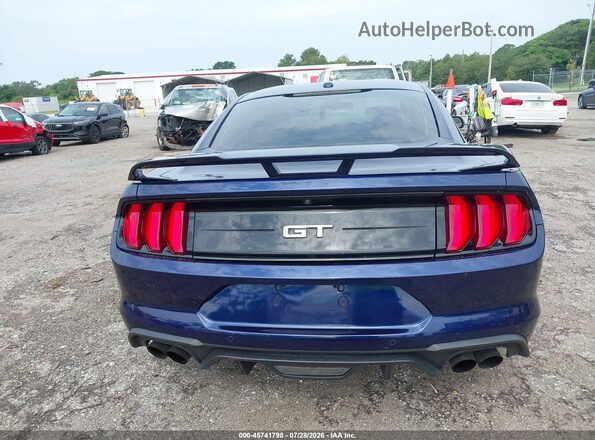 1FA6P8CF0K5204099 2019 FORD MUSTANG Blue 