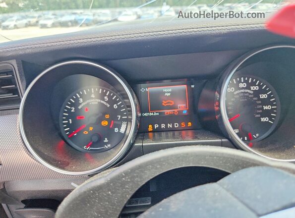 1FA6P8CF0L5149610 2020 FORD MUSTANG Gray Instrument cluster view
