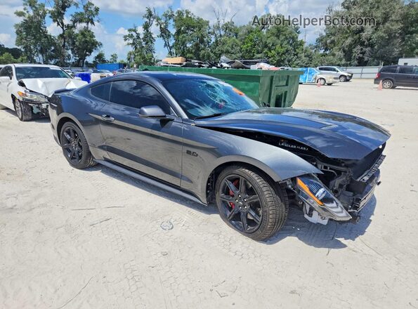 1FA6P8CF0L5149610 2020 FORD MUSTANG Gray Front right