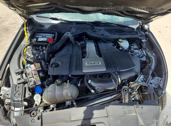 1FA6P8CF0L5149610 2020 FORD MUSTANG Gray Rear interior view