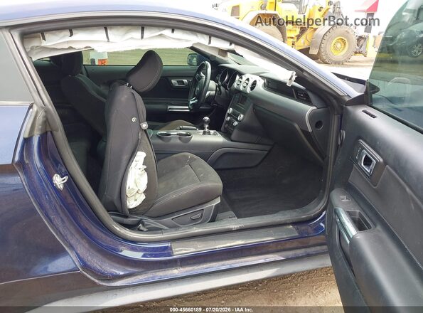 1FA6P8CF0L5155035 2020 FORD MUSTANG Blue Вид салону спереду