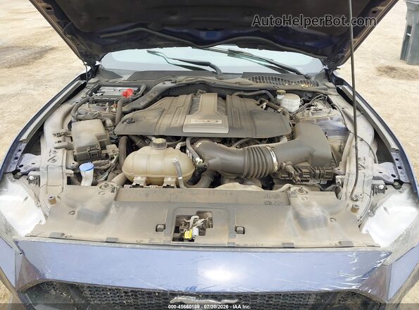 1FA6P8CF0L5155035 2020 FORD MUSTANG Blue Вид ззаду