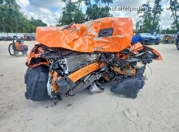 1FA6P8CF0L5181487 2020 FORD MUSTANG Orange Widok z przodu