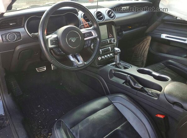 1FA6P8CF0M5112008 2021 FORD MUSTANG Black Dashboard view
