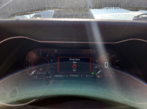 1FA6P8CF0M5112008 2021 FORD MUSTANG Black Instrument cluster view