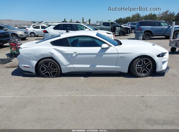 1FA6P8CF0M5123607 2021 FORD MUSTANG White Widok wnętrza z tyłu