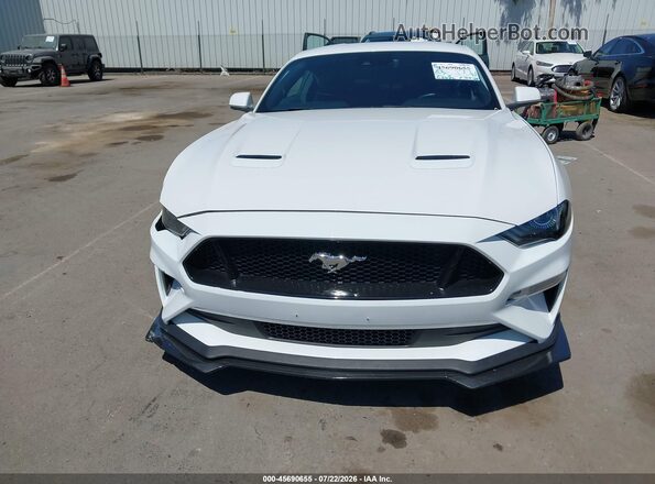 1FA6P8CF0M5123607 2021 FORD MUSTANG White Widok zestawu wskaźników