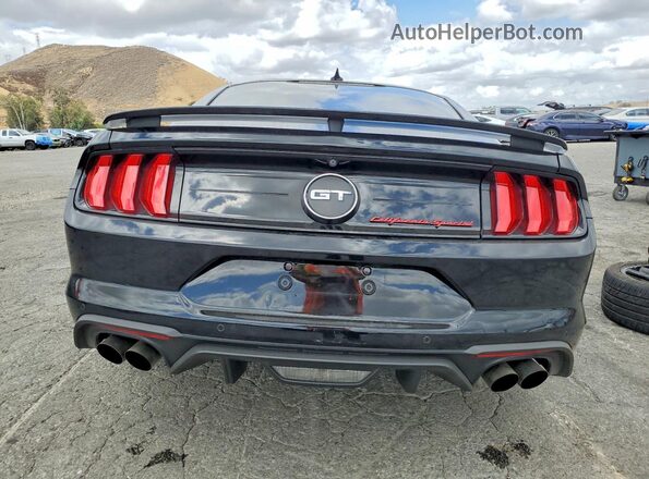 1FA6P8CF0M5127222 2021 FORD MUSTANG Black Вид ззаду