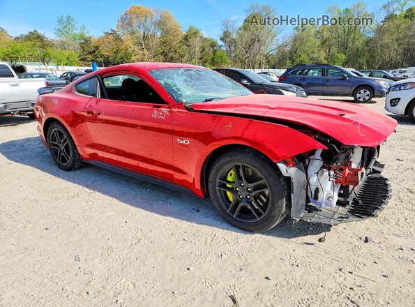 1FA6P8CF0M5131822 2021 FORD MUSTANG Red Front right