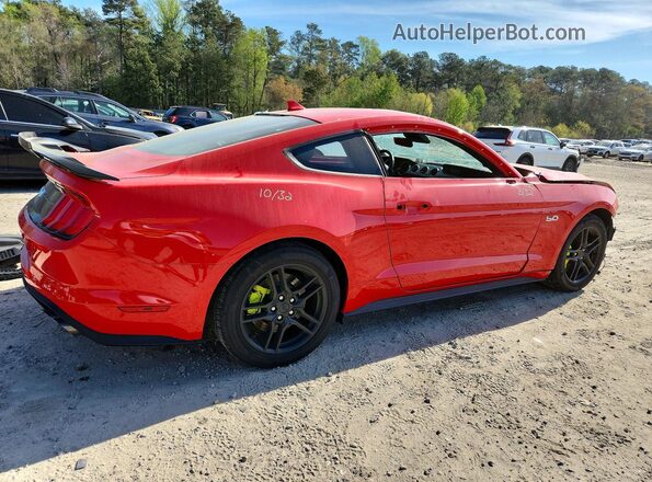 1FA6P8CF0M5131822 2021 FORD MUSTANG Red Rear right