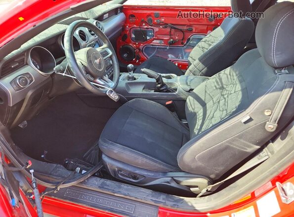 1FA6P8CF0M5131822 2021 FORD MUSTANG Red Front interior view