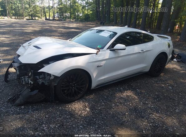 1FA6P8CF0N5112043 2022 FORD MUSTANG White Vista tres cuartos delantera izquierda