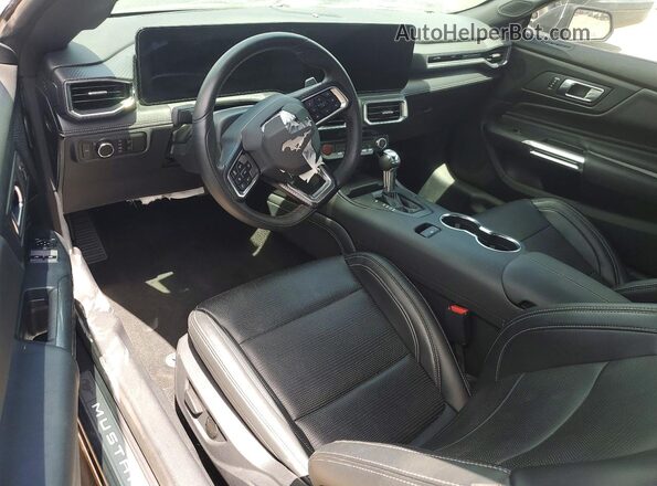 1FA6P8CF0R5400554 2024 FORD MUSTANG Gray Vista del salpicadero