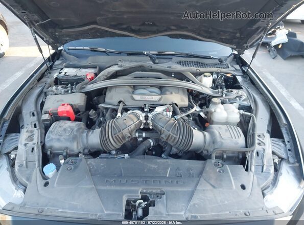 1FA6P8CF0R5411053 2024 FORD MUSTANG Черный Вид сзади