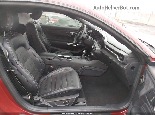 1FA6P8CF0R5416673 2024 FORD MUSTANG Red Vista interior delantera
