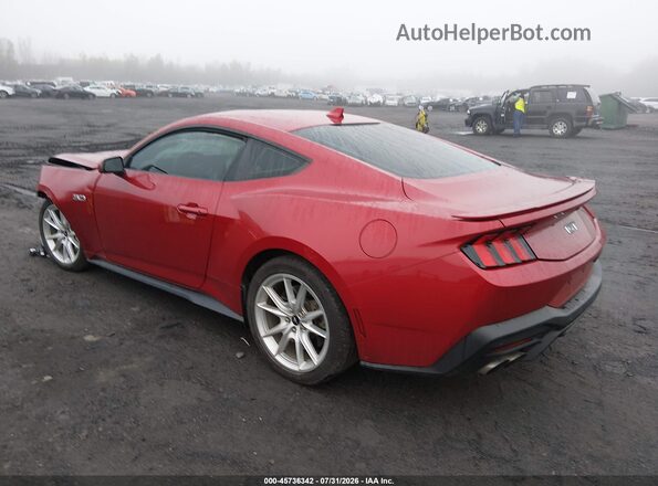 1FA6P8CF0R5416673 2024 FORD MUSTANG Red Trasero izquierdo