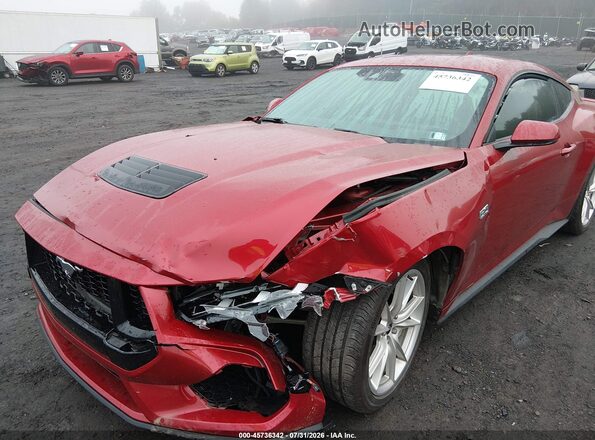 1FA6P8CF0R5416673 2024 FORD MUSTANG Red Vista frontal