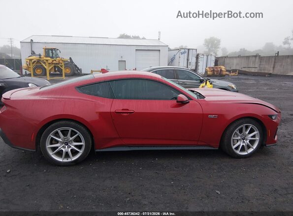 1FA6P8CF0R5416673 2024 FORD MUSTANG Red Vista interior trasera