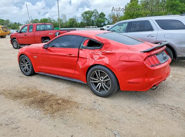 1FA6P8CF1H5208767 2017 FORD MUSTANG Красный Задняя левая четверть