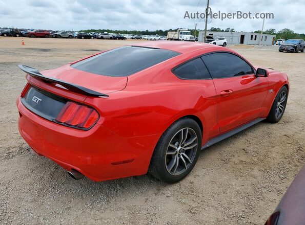 1FA6P8CF1H5208767 2017 FORD MUSTANG Красный Задняя правая четверть