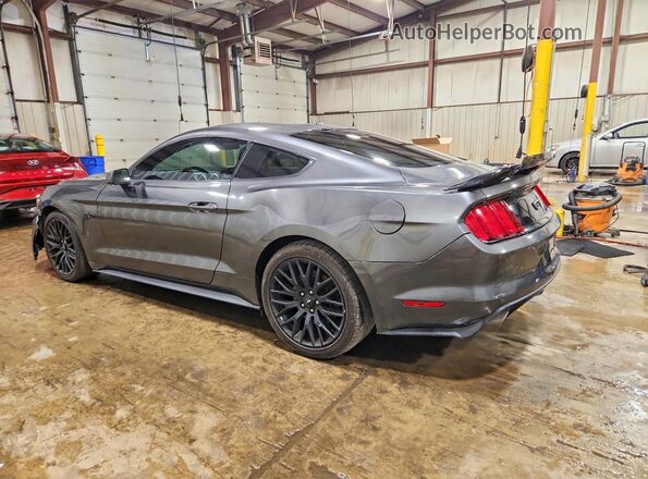 1FA6P8CF1H5224337 2017 FORD MUSTANG Серый Задняя левая четверть