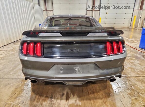 1FA6P8CF1H5224337 2017 FORD MUSTANG Серый Вид сзади
