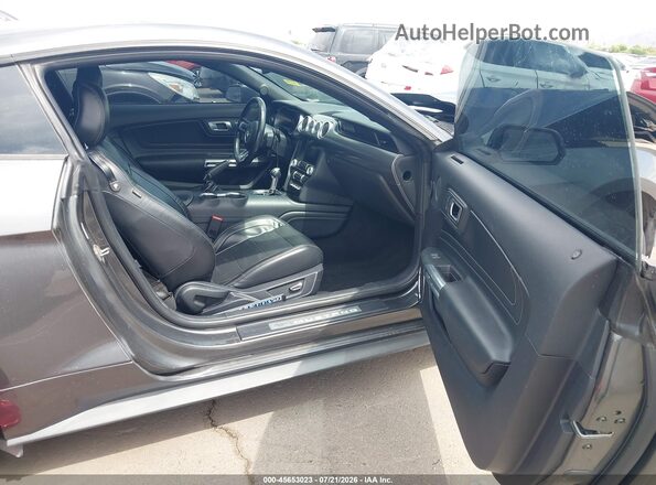 1FA6P8CF1K5188236 2019 FORD MUSTANG Gray Vista interior delantera