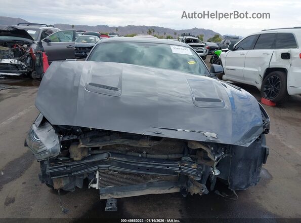 1FA6P8CF1K5188236 2019 FORD MUSTANG Gray Vista frontal