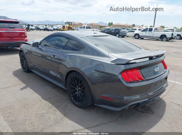 1FA6P8CF1K5188236 2019 FORD MUSTANG Gray Trasero izquierdo