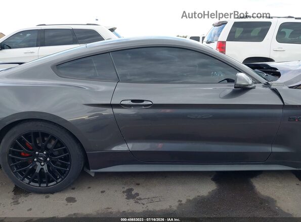 1FA6P8CF1K5188236 2019 FORD MUSTANG Gray Vista interior de 360 grados