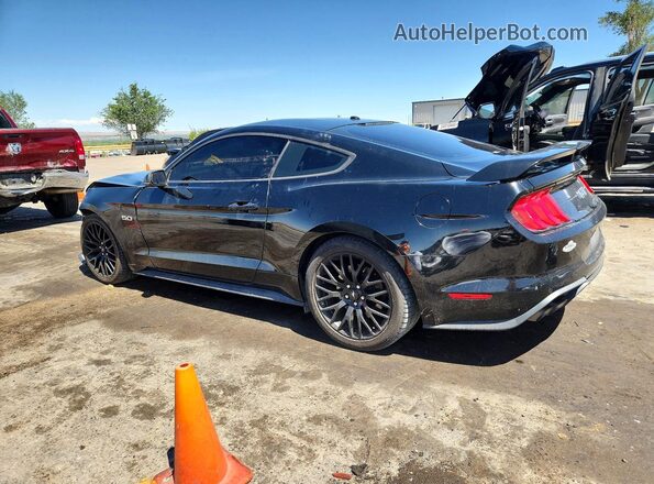 1FA6P8CF1K5192996 2019 FORD MUSTANG Black უკანა მარცხენა