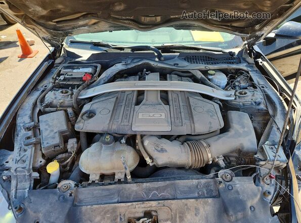 1FA6P8CF1K5192996 2019 FORD MUSTANG Black უკანა სალონის ხედი
