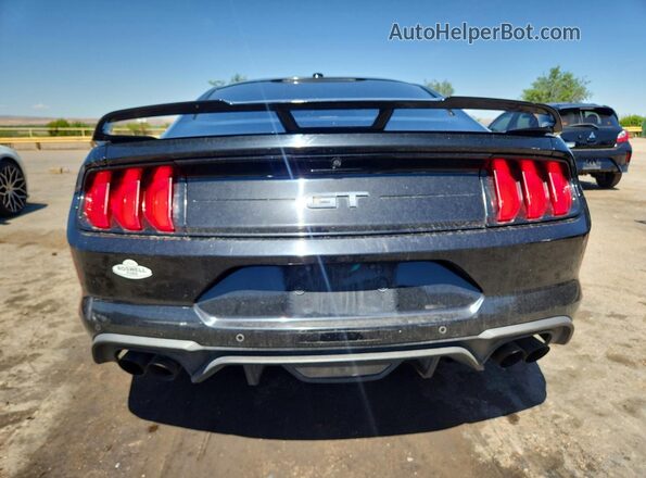 1FA6P8CF1K5192996 2019 FORD MUSTANG Black უკანა ხედი