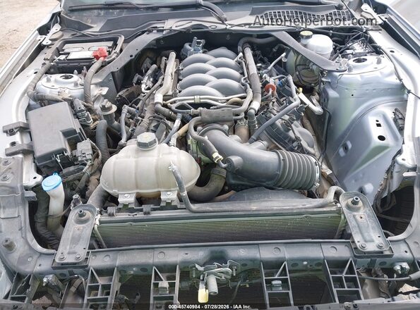 1FA6P8CF1L5162818 2020 FORD MUSTANG Серебряный Вид сзади