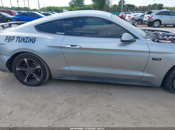 1FA6P8CF1L5162818 2020 FORD MUSTANG Серебряный Вид задней части салона