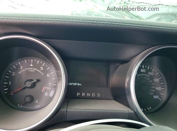 1FA6P8CF1L5169932 2020 FORD MUSTANG Black ხელსაწყოთა პანელის ხედი